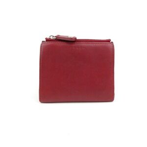 Coach Red Leather Small Bifold Wallet